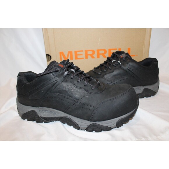 Merrell Men's Work Moab Adventure CF Sneaker Shoes Black NIB SZ 13 $160 - Picture 1 of 7